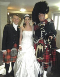 Stephaine and Allan with Jim at the Norton House Hotel